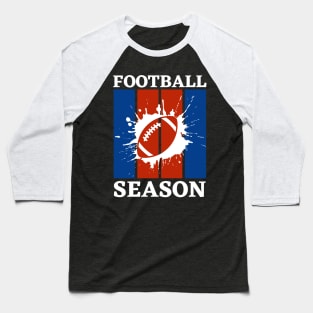 Mens Vintage American Football Season Funny Football Dad Thanksgiving Baseball T-Shirt